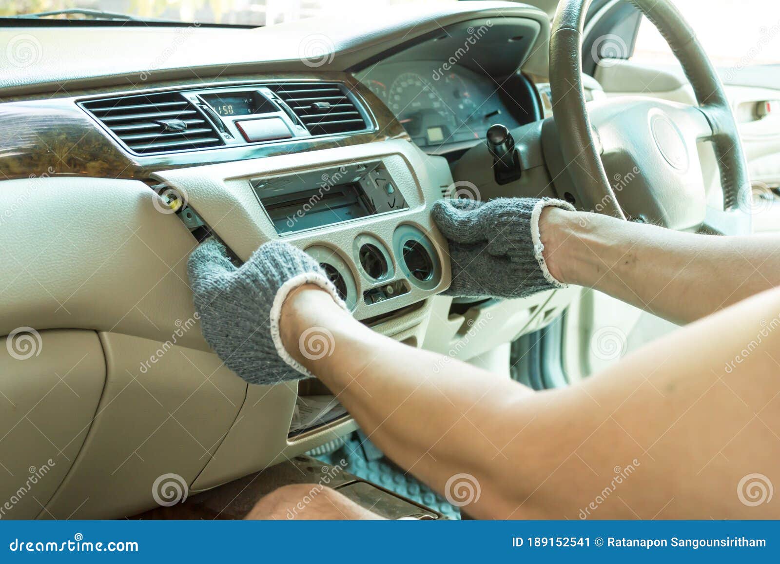 Repairing Car Front Panel, Car Service Stock Image Image of audio