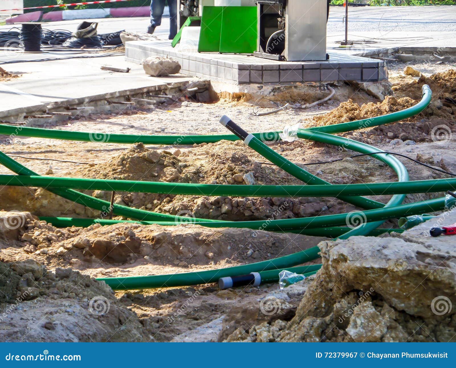 Repairing and Maintenance Fuel Pipe Underground Station Surface Stock