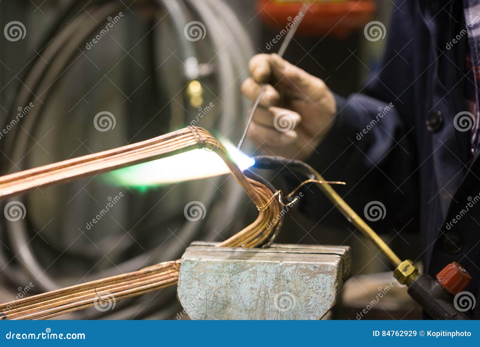 Repairing Transformer and Welding Copper Wire Stock Image Image of