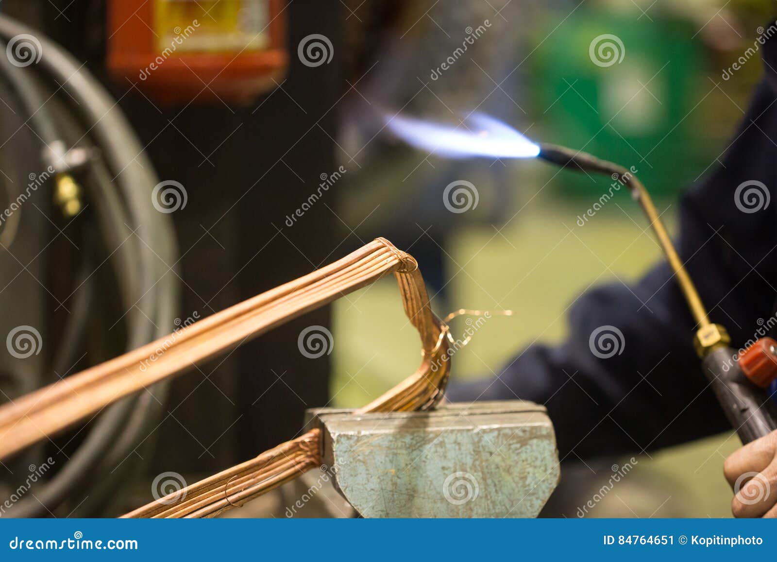Repairing Transformer And Welding Copper Wire RoyaltyFree Stock