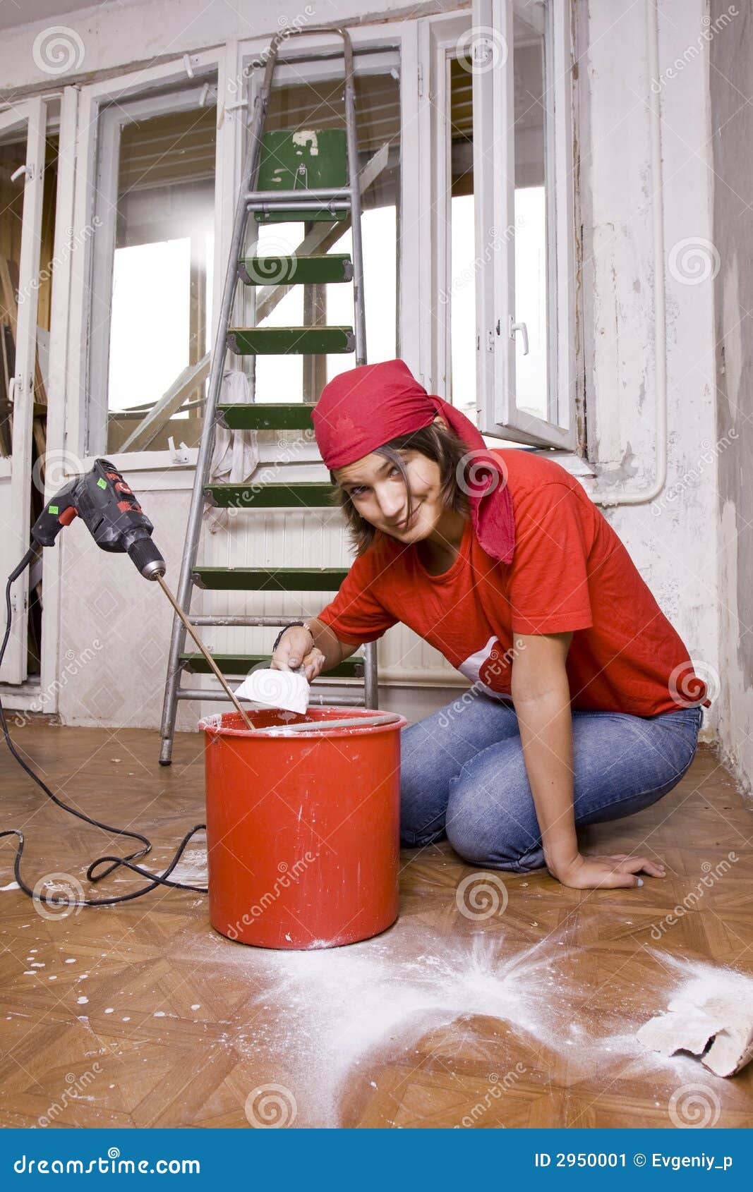 Repairs in the apartment stock image. Image of implement 2950001