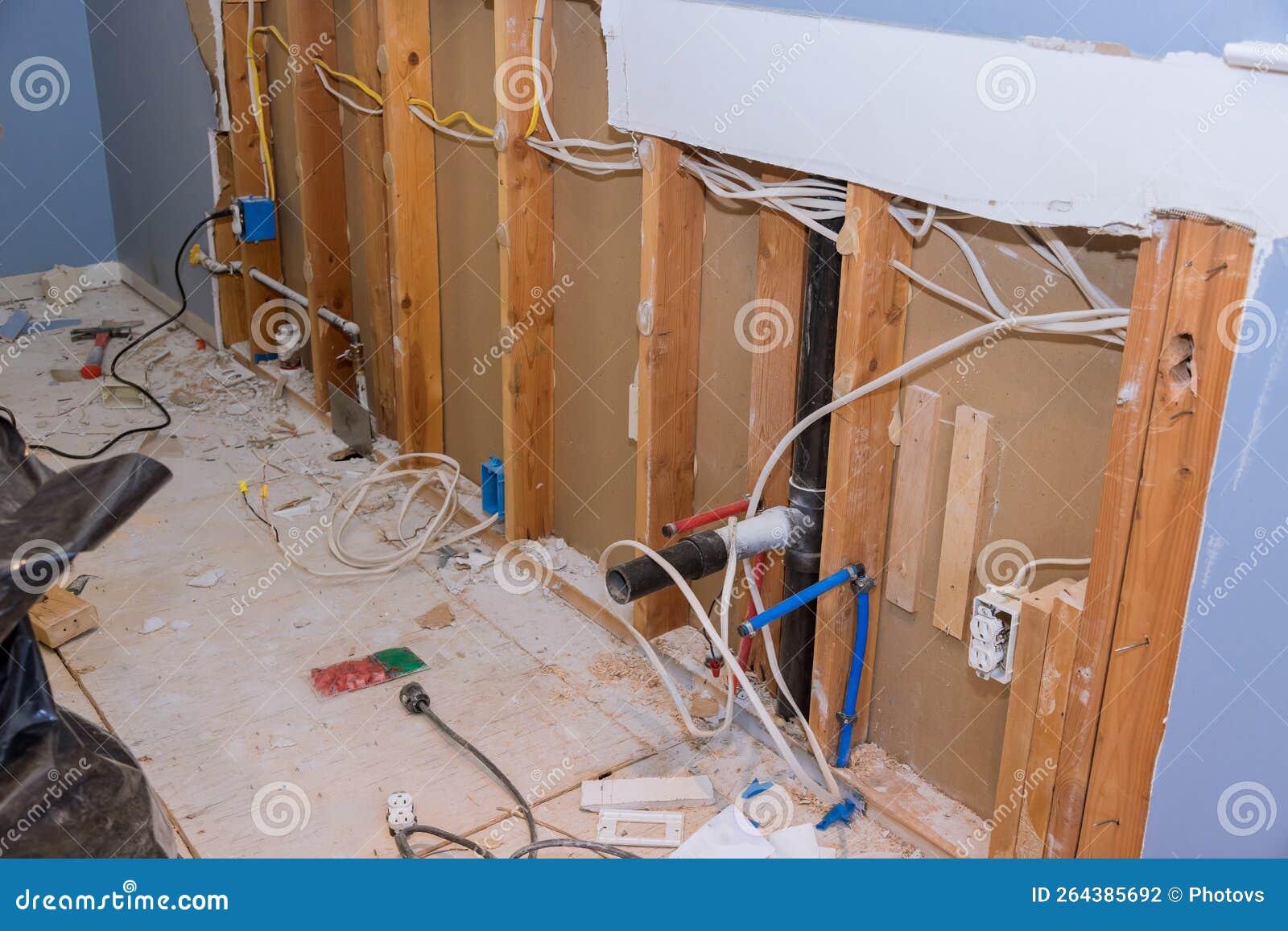 Repairs for Remodeling in the Kitchen that is Under Renovation