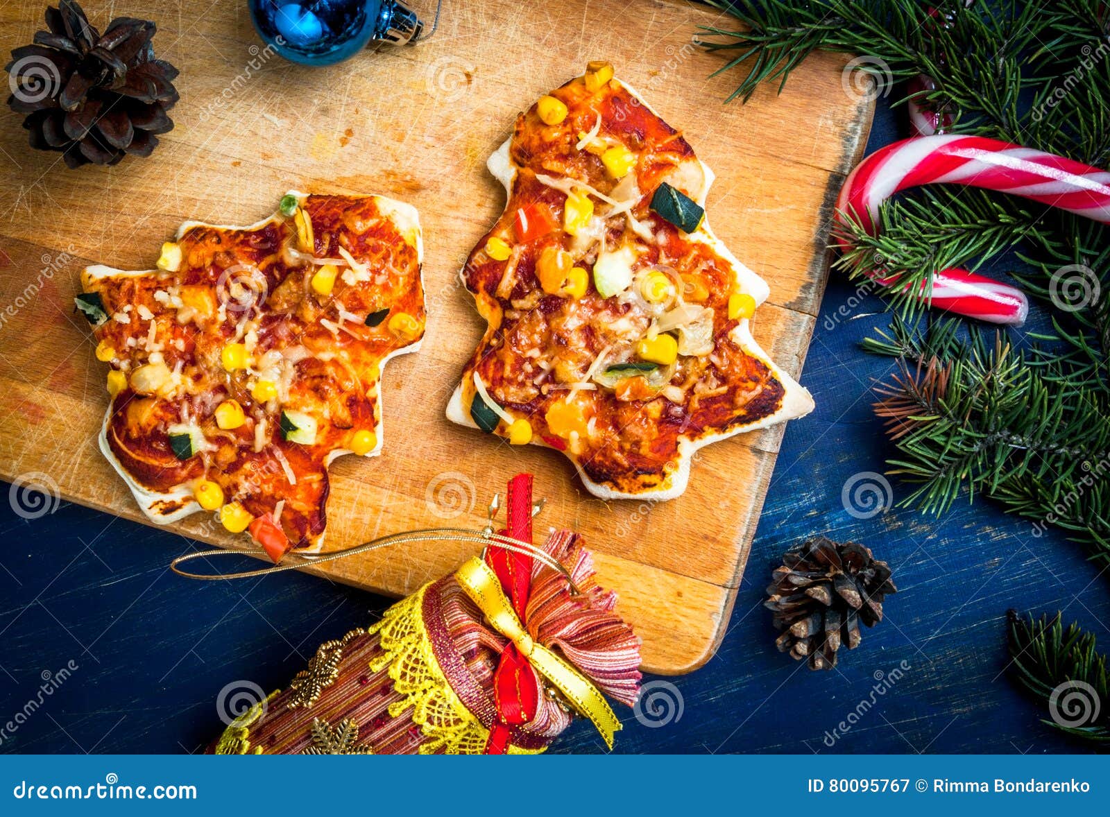 Repas Drôle De Noël Pour Des Enfants Image Stock Image Du