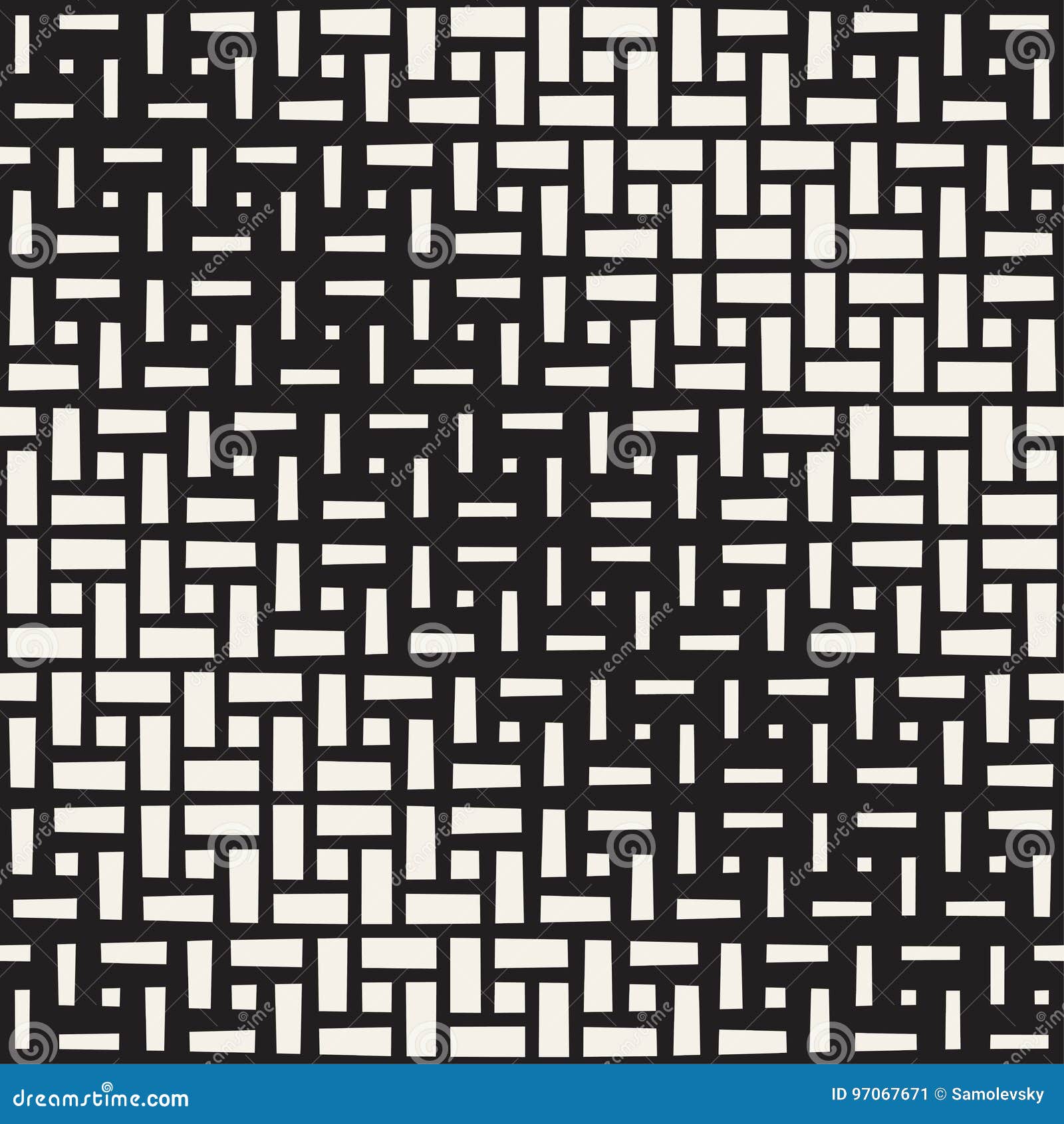 Repeating Rectangle Halftone. Modern Geometric Lattice Texture. Vector ...