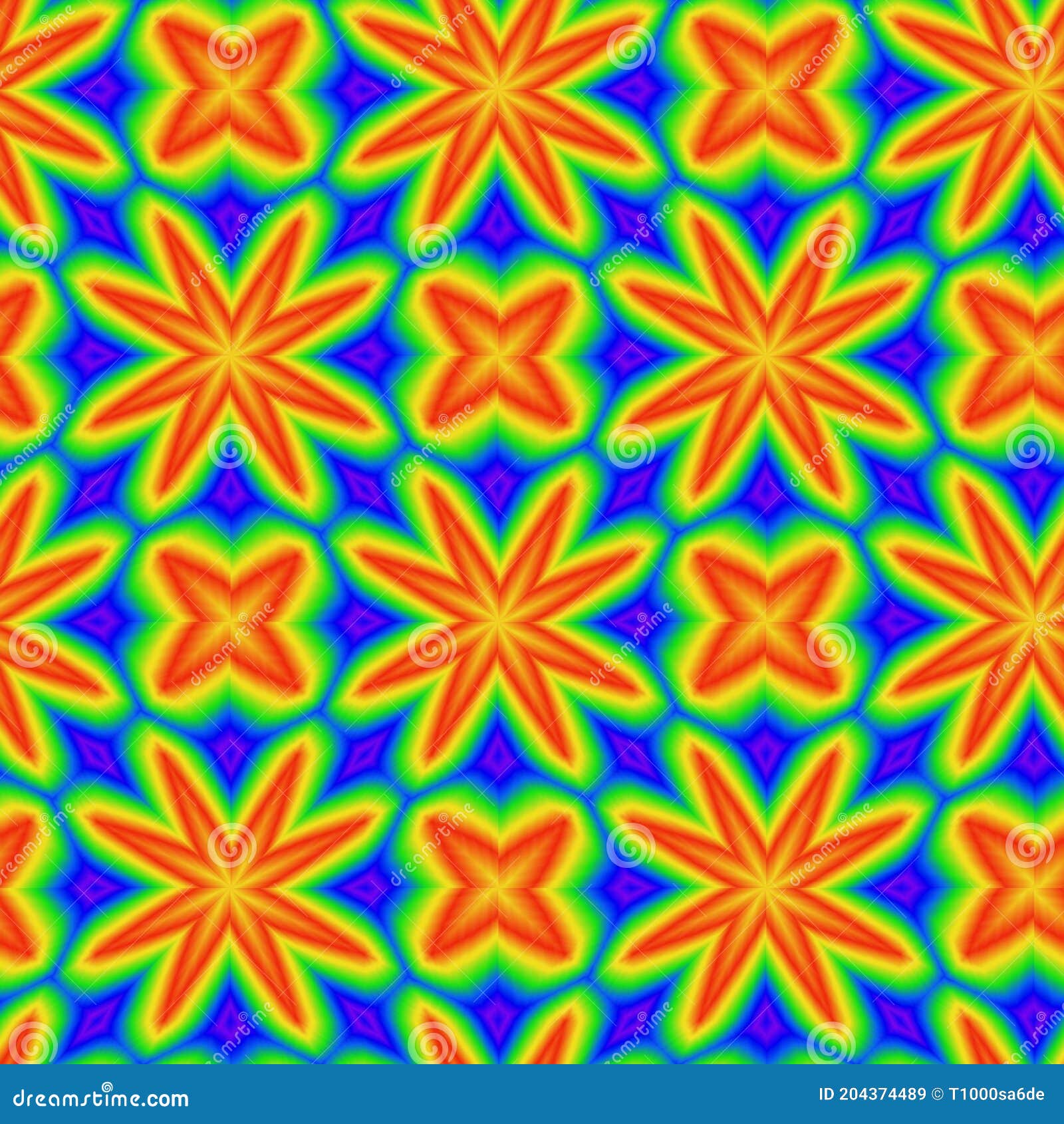 Repetición De Patrones Simétricos Coloridos Para Los Fondos De Pantalla Y Modelos  De Azulejos De Cerámica De Los Textiles. Stock de ilustración - Ilustración  de brocado, concepto: 204374489
