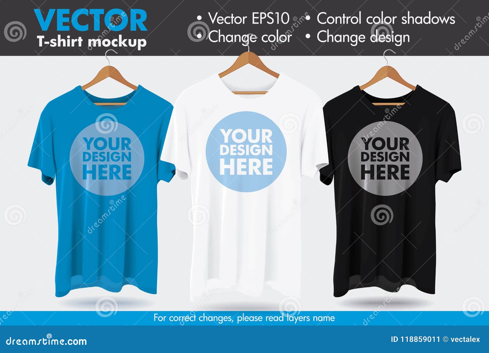 Download Replace Design, Change Colors Mock-up Hanger T-shirt ...