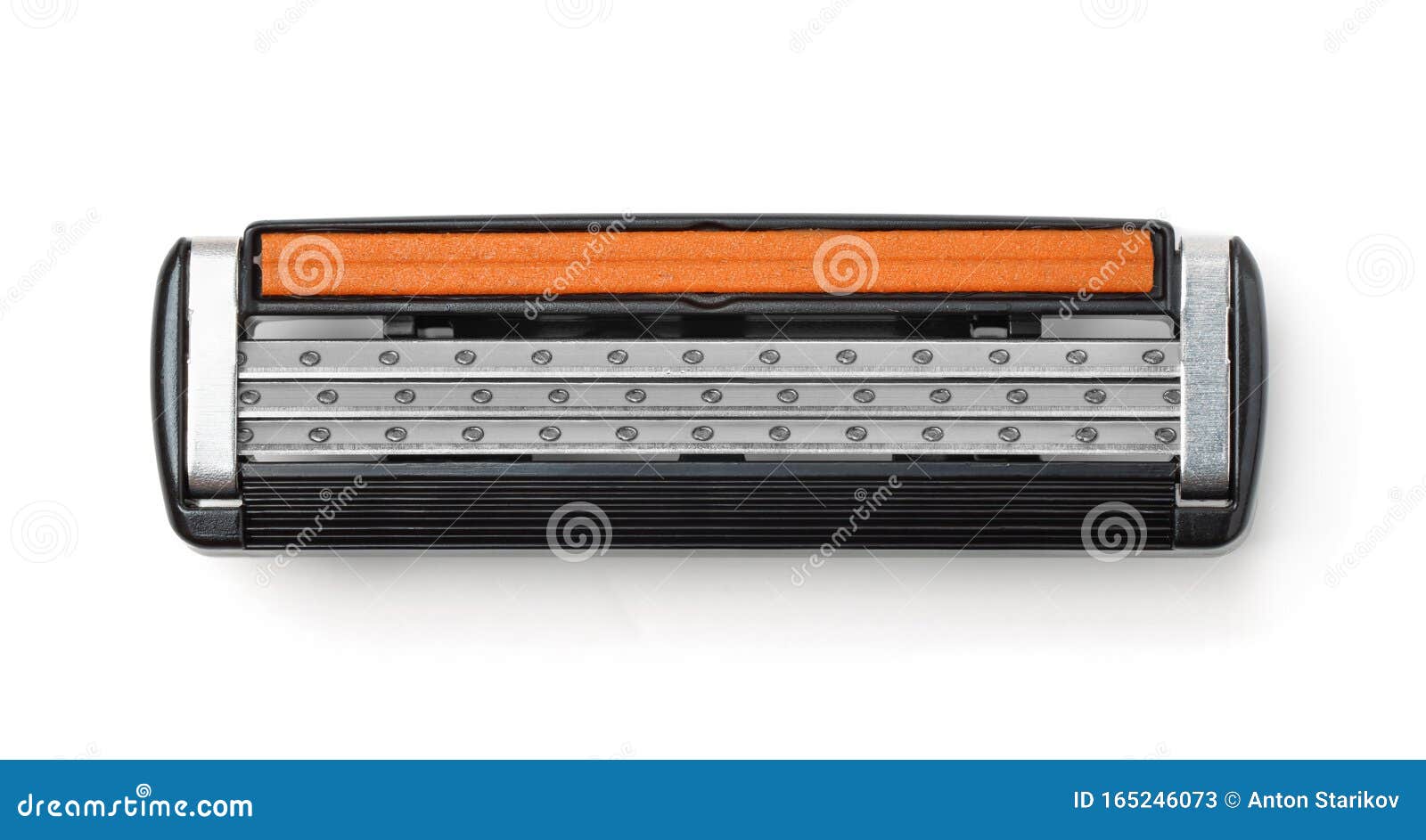 Replaceable Razor Blade Cartridge Stock Image Image of metal