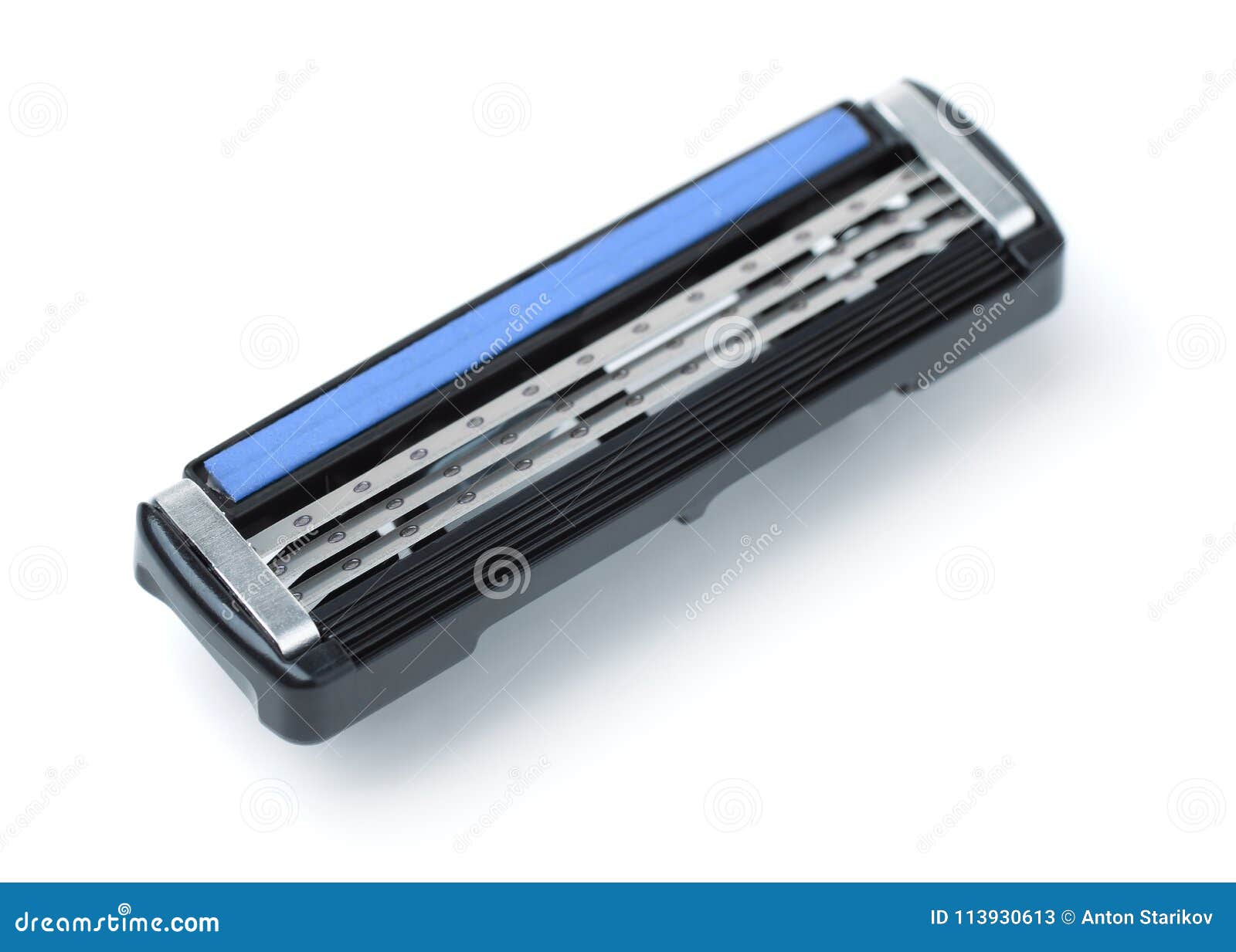 Replaceable razor blade stock image. Image of cartridge 113930613