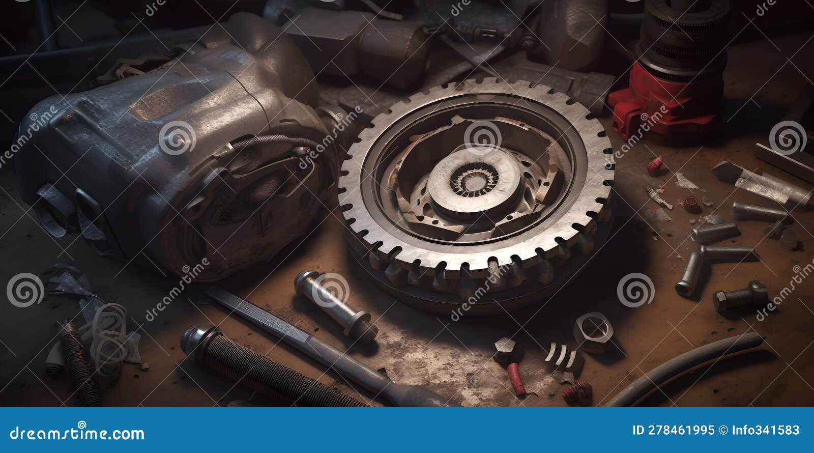 Replacing a Car Clutch with a Clutch Kit and a Set of Too Three