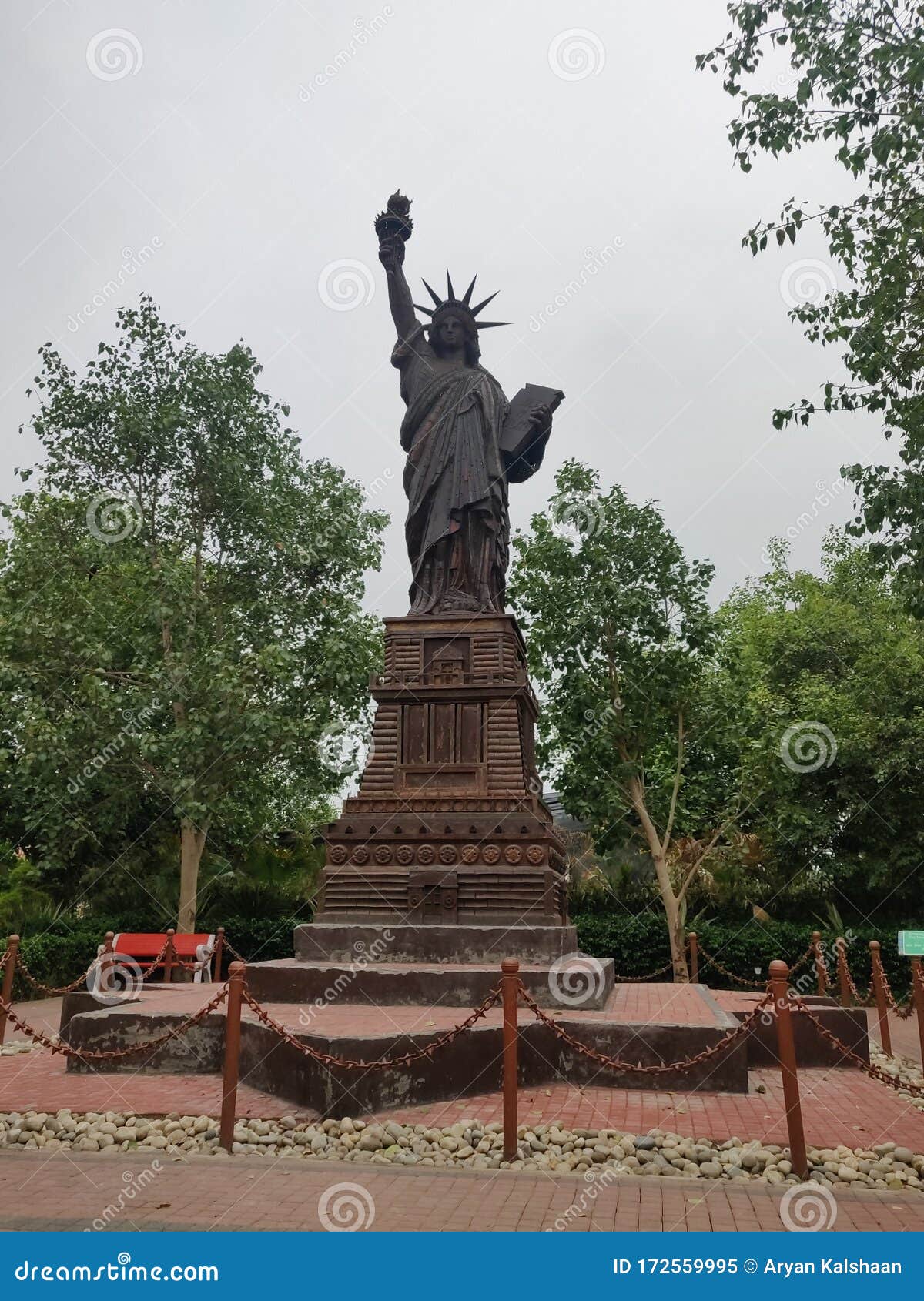 Replica of Statue of Liberty in India Stock Image Image of wonders, liberty 172559995