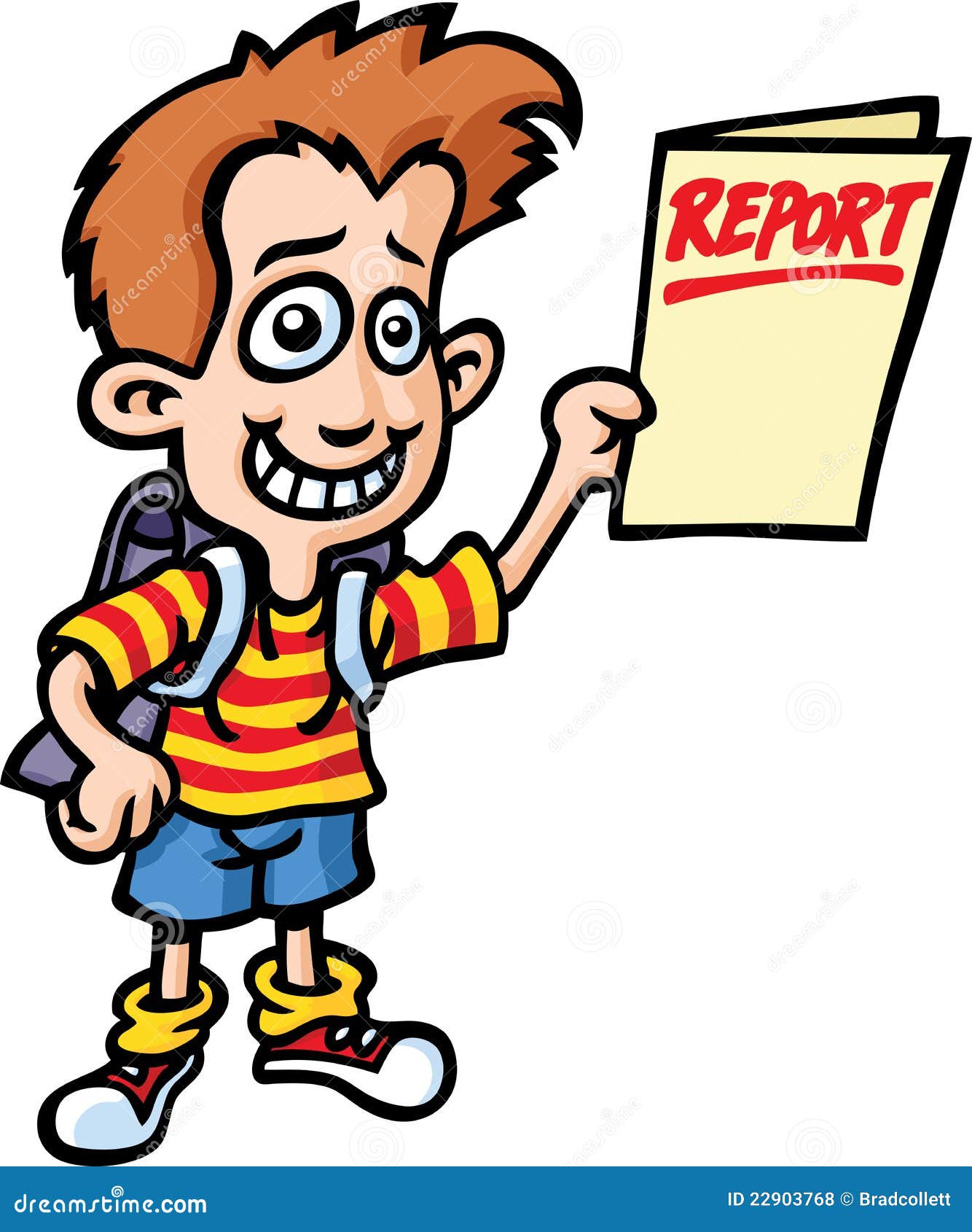 free clipart of bad report card