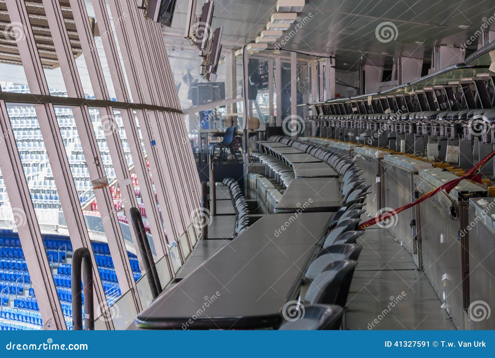 Press conference room in the Football Club Barcelona stadium Stock Photo -  Alamy