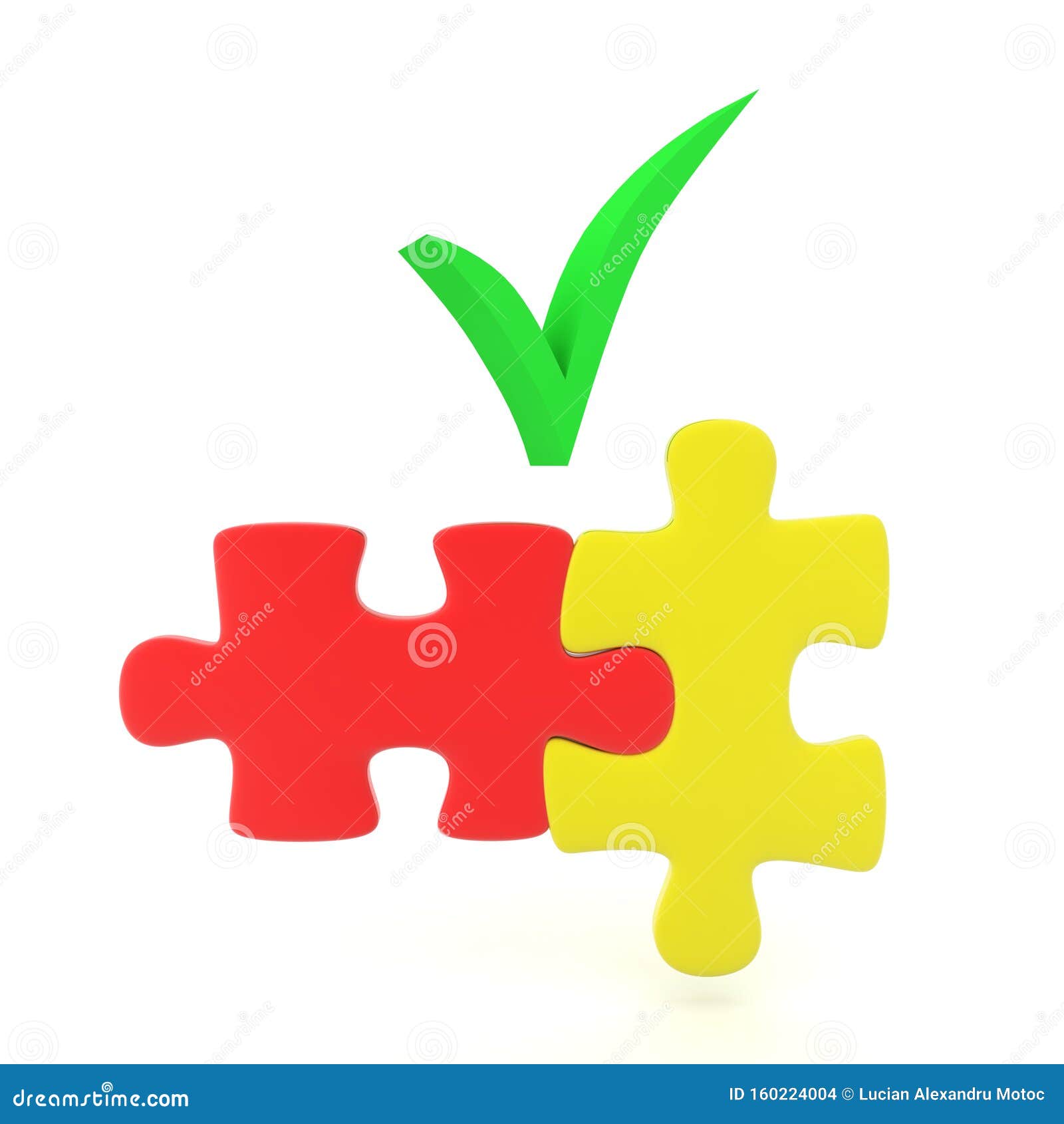 Representación 3D De Diferentes Piezas De Rompecabezas De Color Que Coinciden Stock de ilustración - Ilustración de diferentes, representación: 160224004