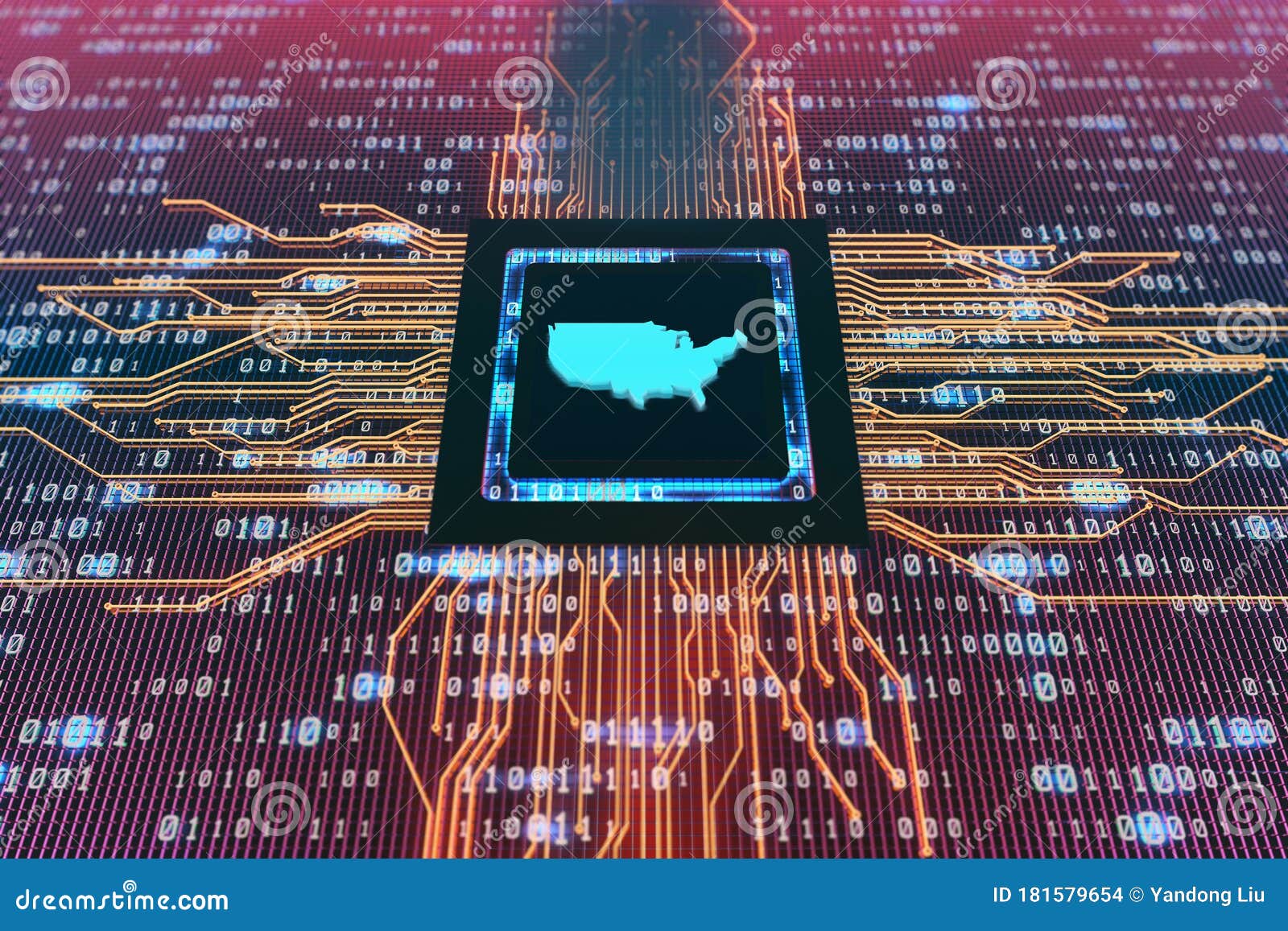 Electronic Technology Intelligent Network, American Map and