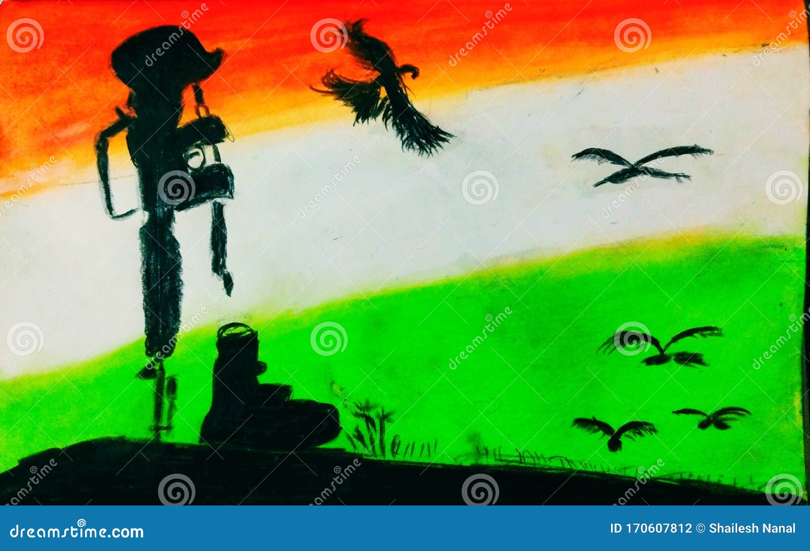 Republic Day Drawing for Kids