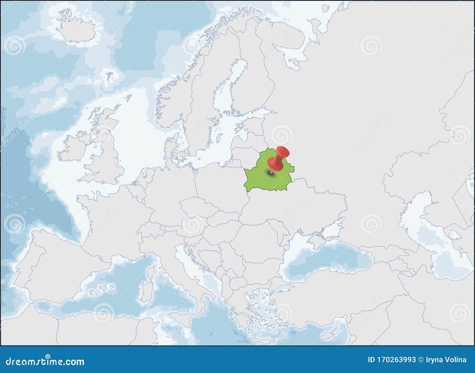 Republik Europa Karte Belarus Standort Auf Vektor Abbildung Illustration Von Ahornholz Provinz 170263993