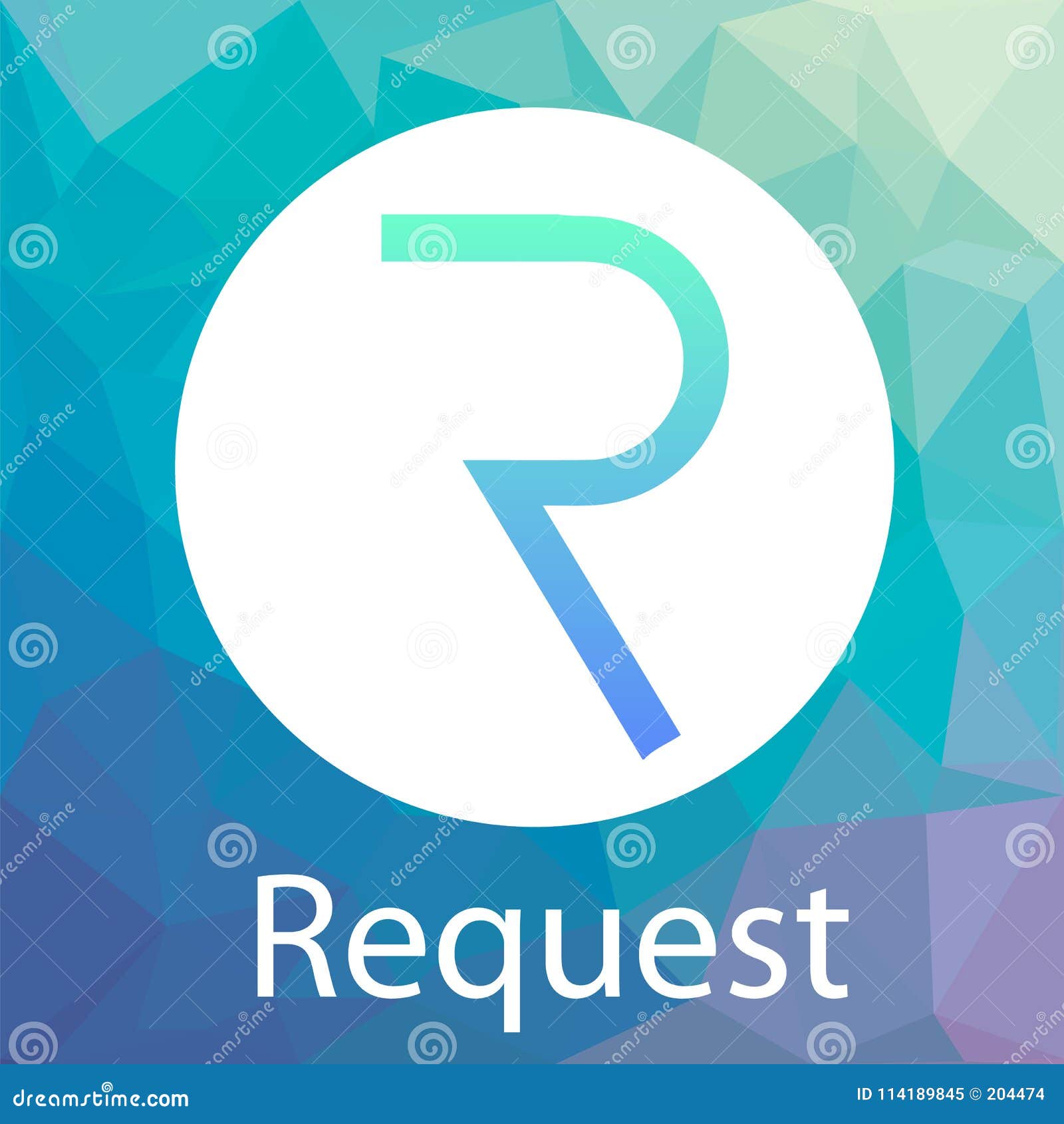 Request Network REQ Vector Logo. A Decentralized Network ...