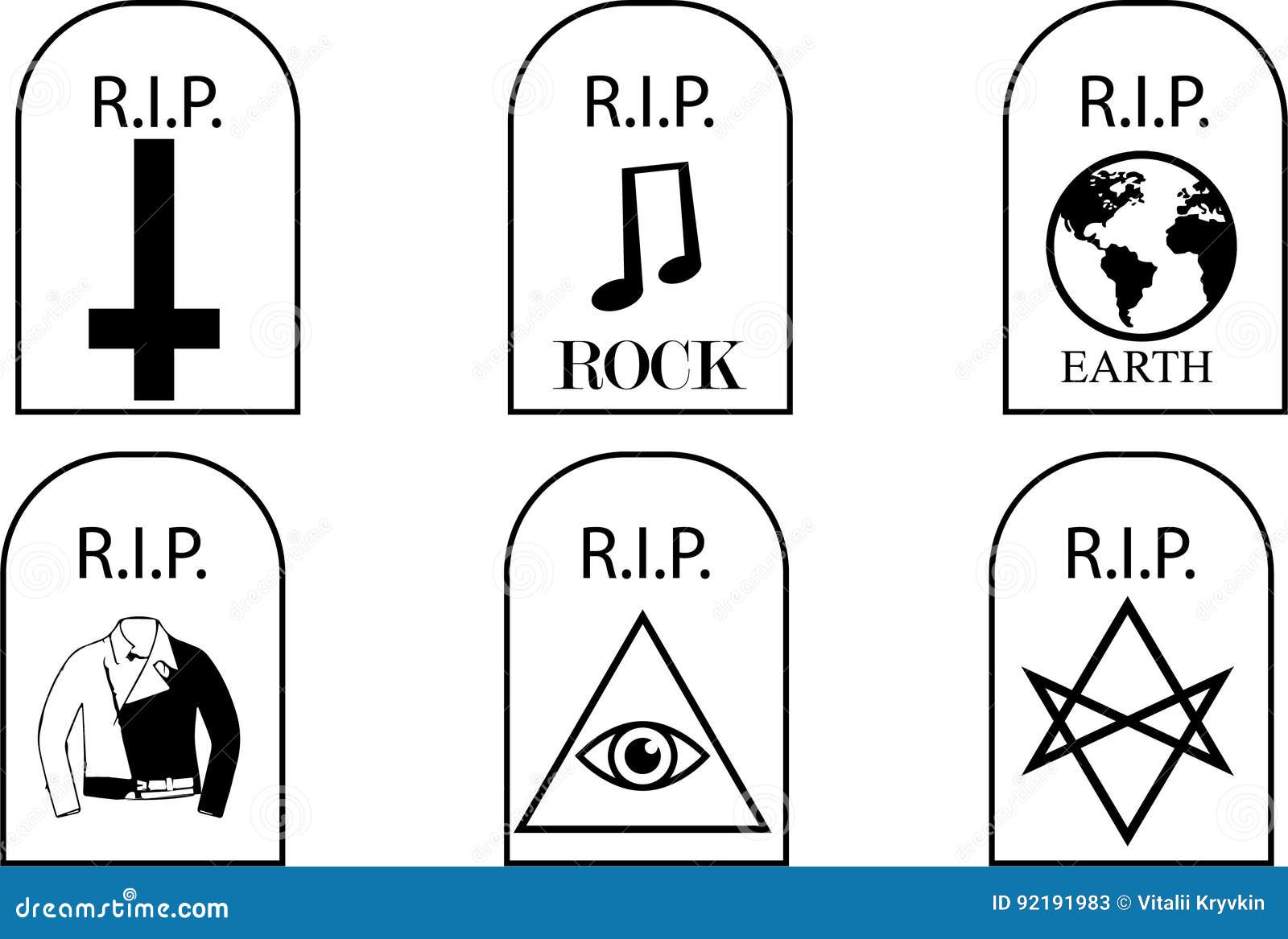 Requiescat In Pace Rest In Peace Stock Illustration Illustration Of Death Peace 92191983