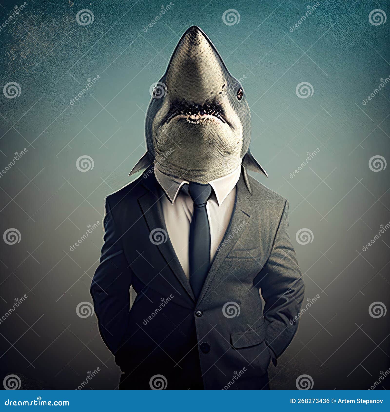 Requin En Costume D'affaires Animal Homme D'affaires Génération Ai  Illustration Illustration Stock - Illustration du animal, bureau: 268273436