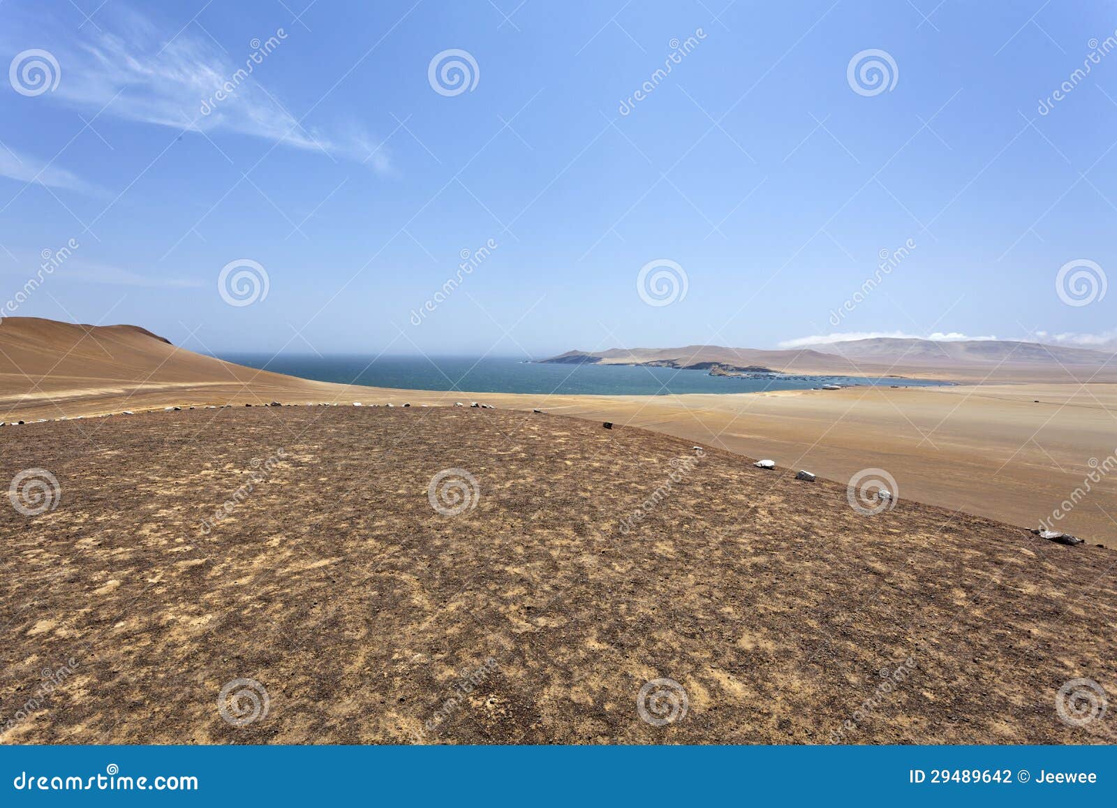 reserva national de paracas a national park in ica, peru