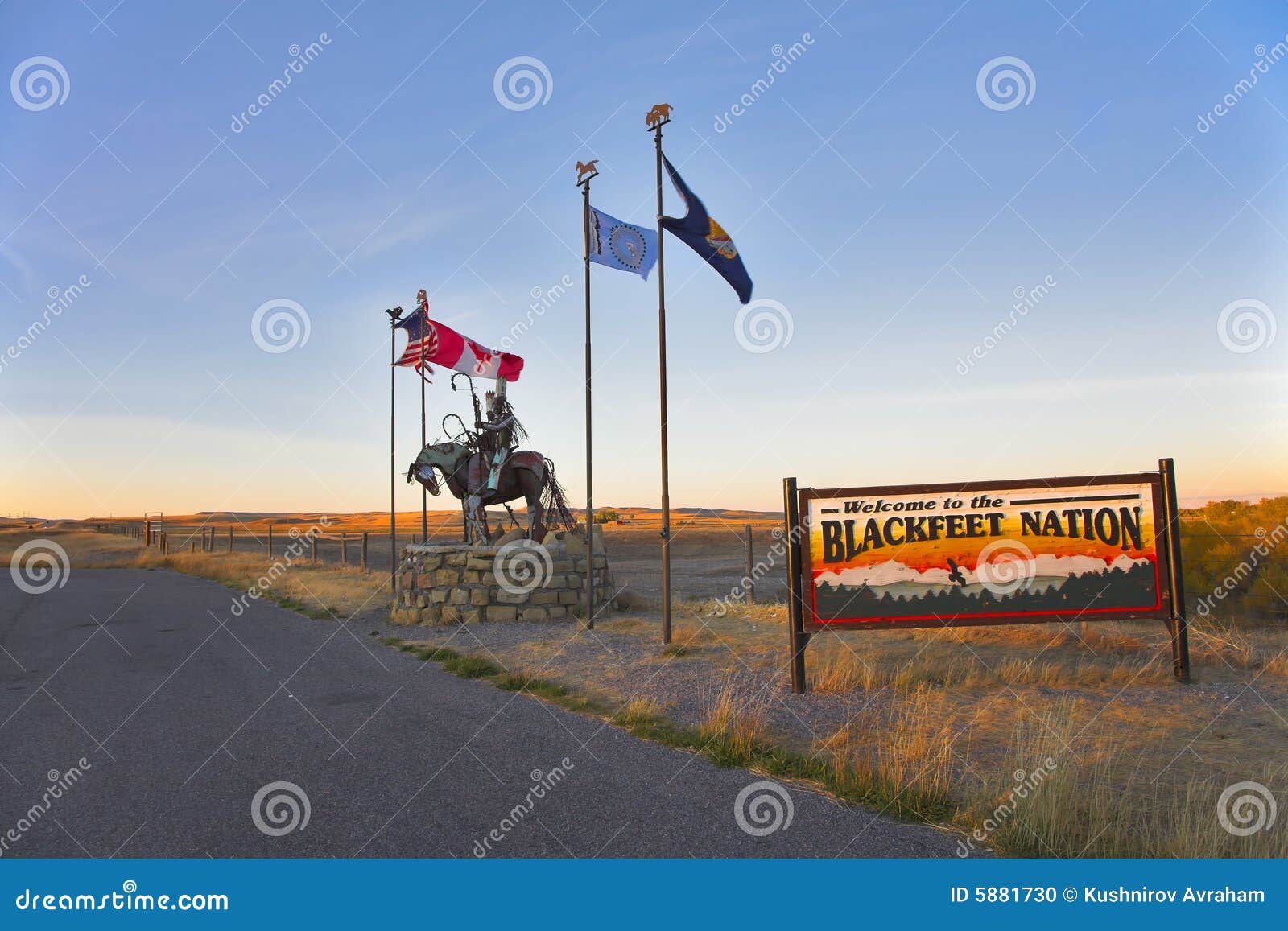 Reservation Blackfeet Indians Stock Photo Image of native, structure