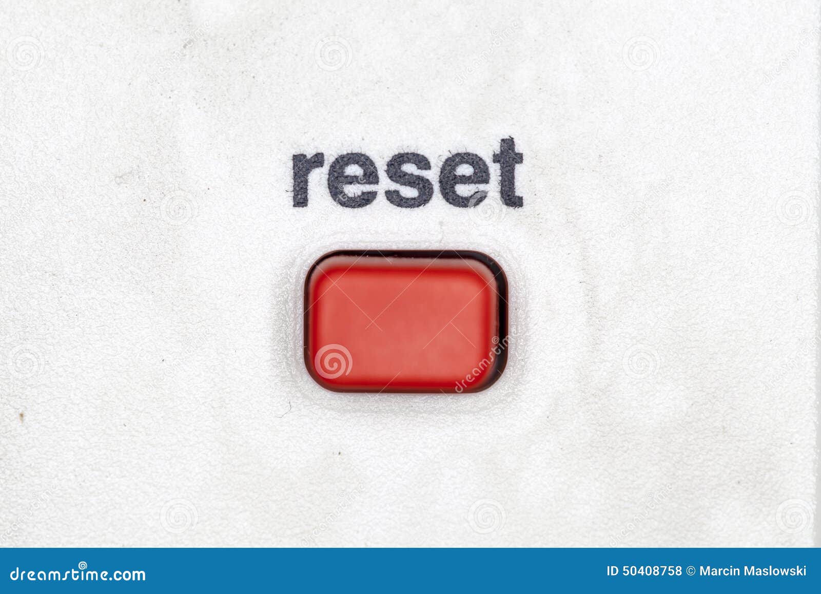 Reset button stock photo. Image of embossed, personal 50408758