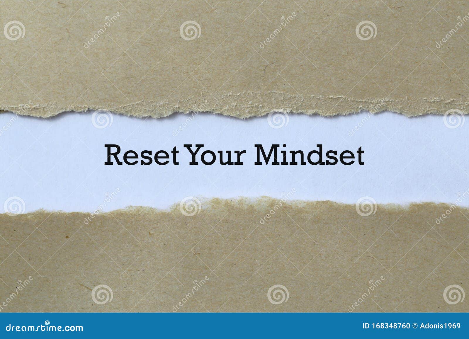 reset your mindset on paper