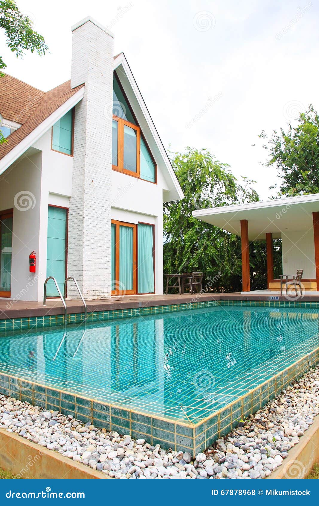 Residence with Swimming Pool Stock Photo Image of ocean, leisure 67878968