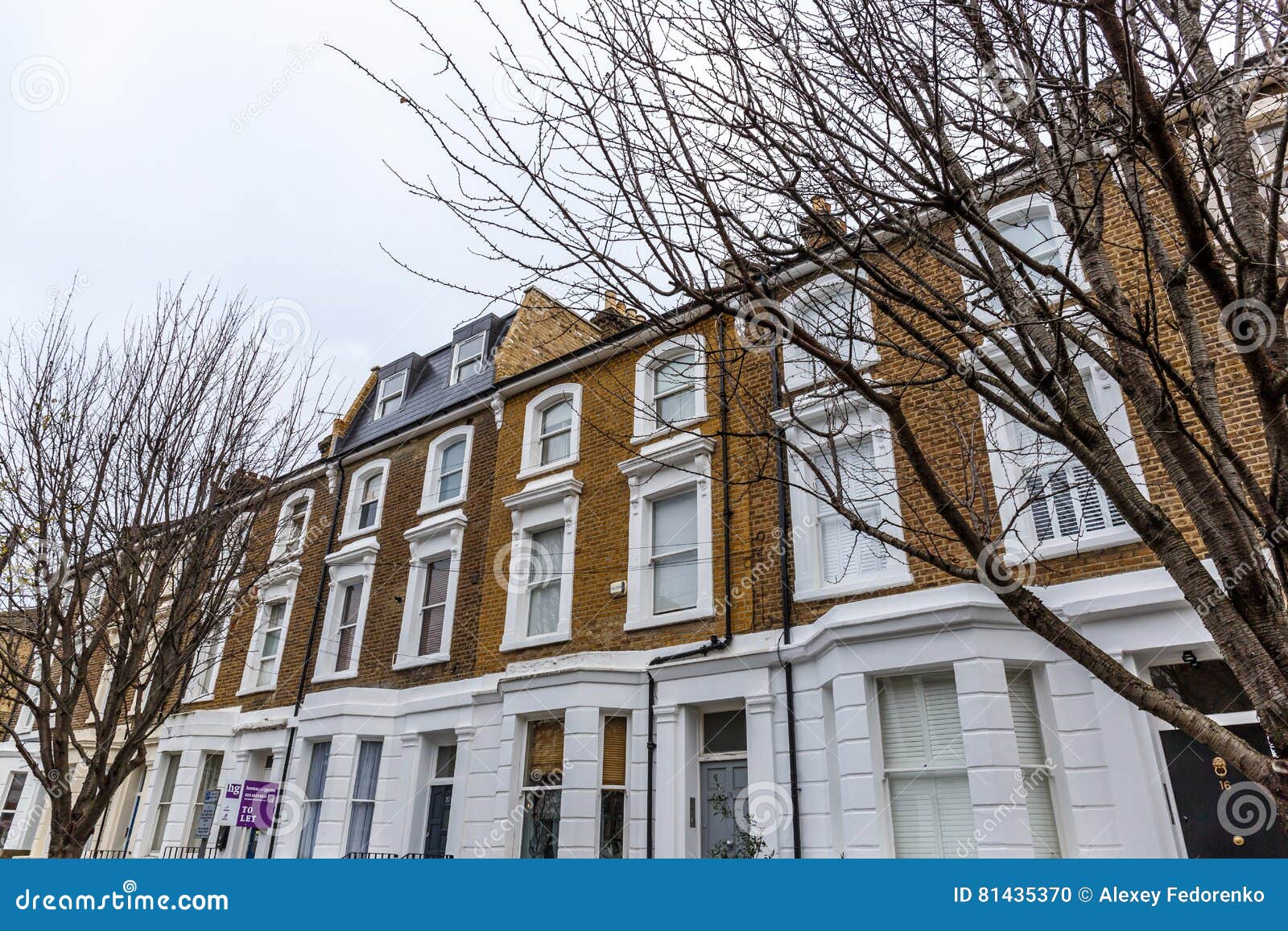 Residential Area in Hammersmith Editorial Image Image of line