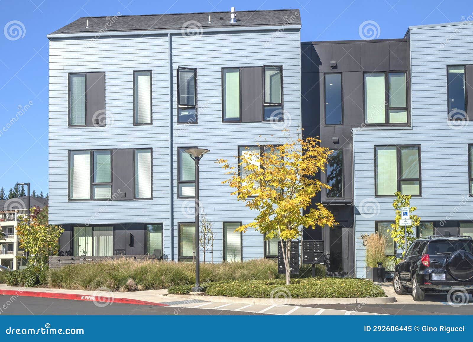 Residential Buildings in Gresham Oregon Stock Image Image of state