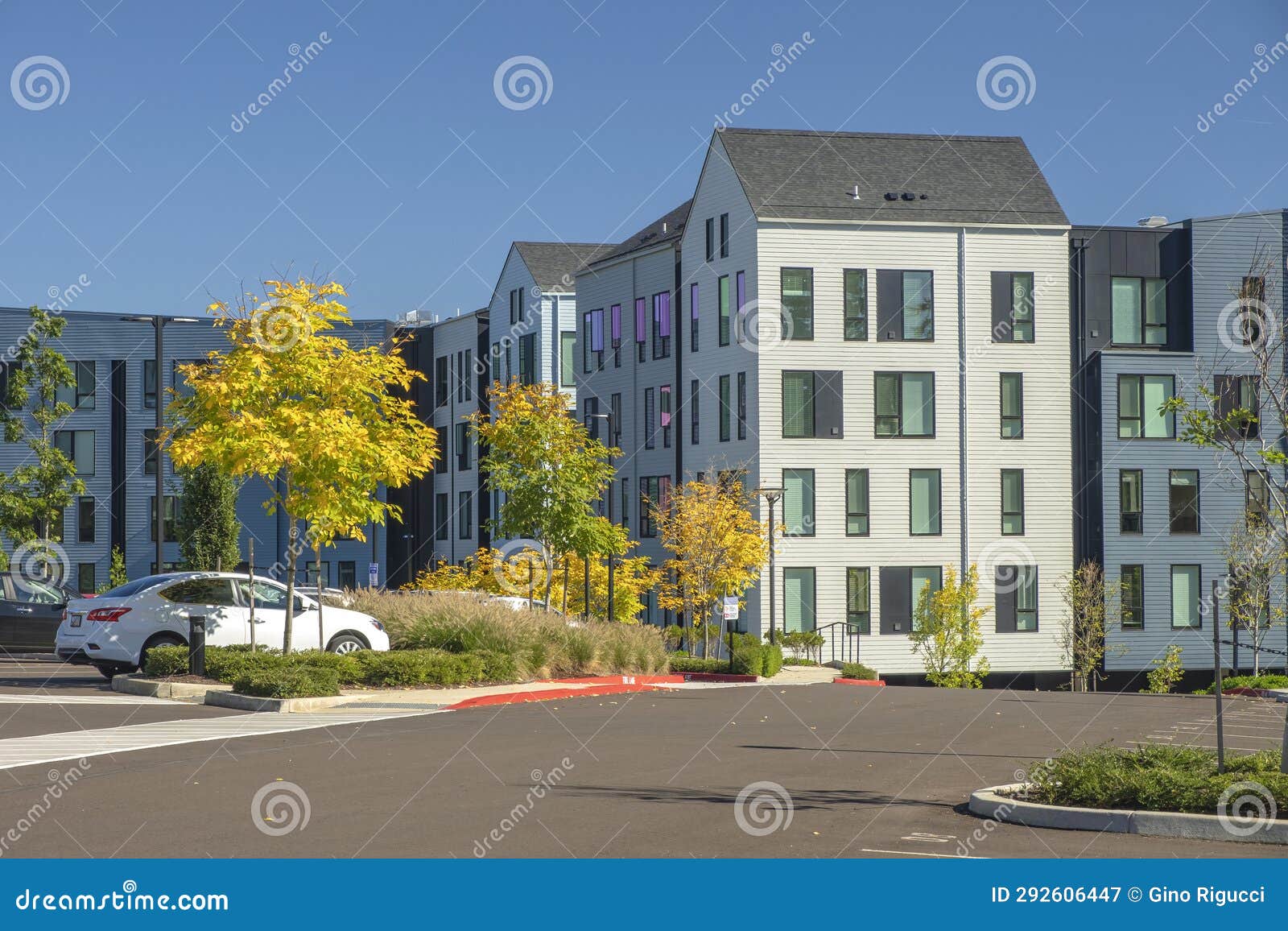Residential Buildings in Gresham Oregon Stock Image Image of building
