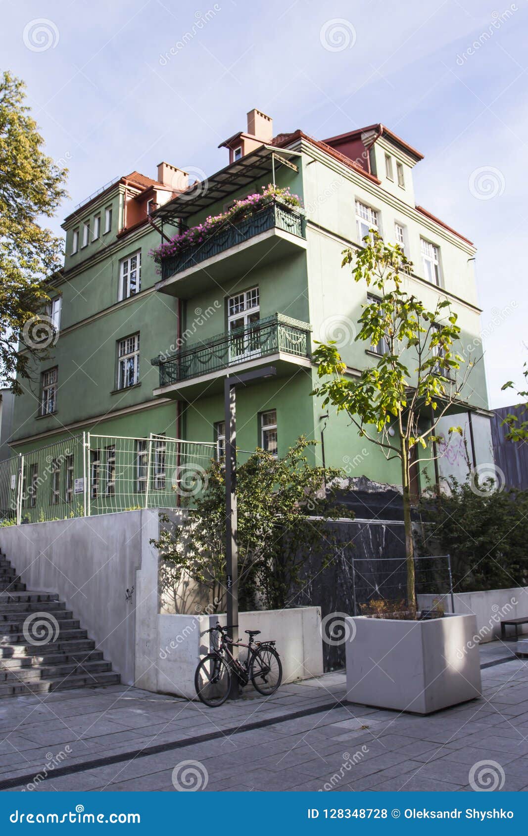 Residential District of the City of Sopot. Poland Stock Photo Image