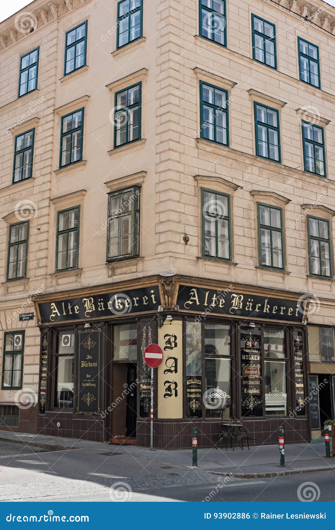 Residential House with Bar Old Bakery in Vienna Editorial Photo Image of austria, residential