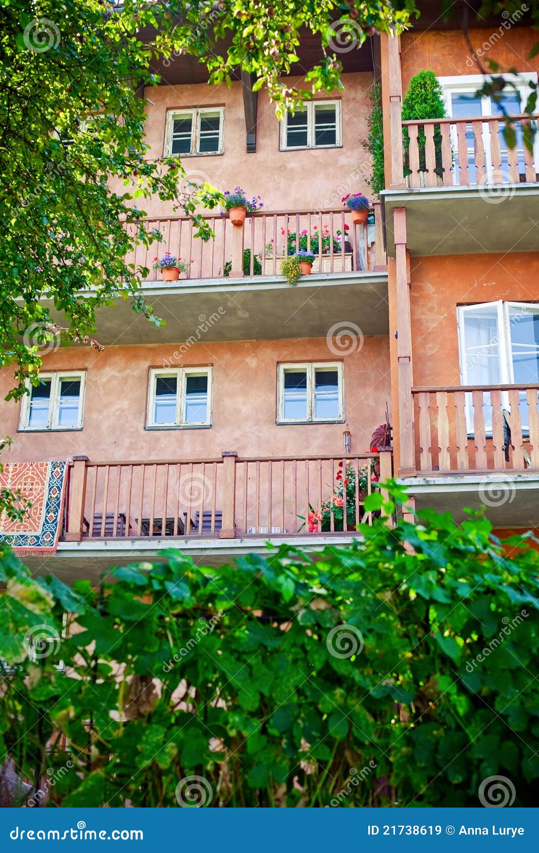 Residential House in Warsaw Stock Image Image of historical, history