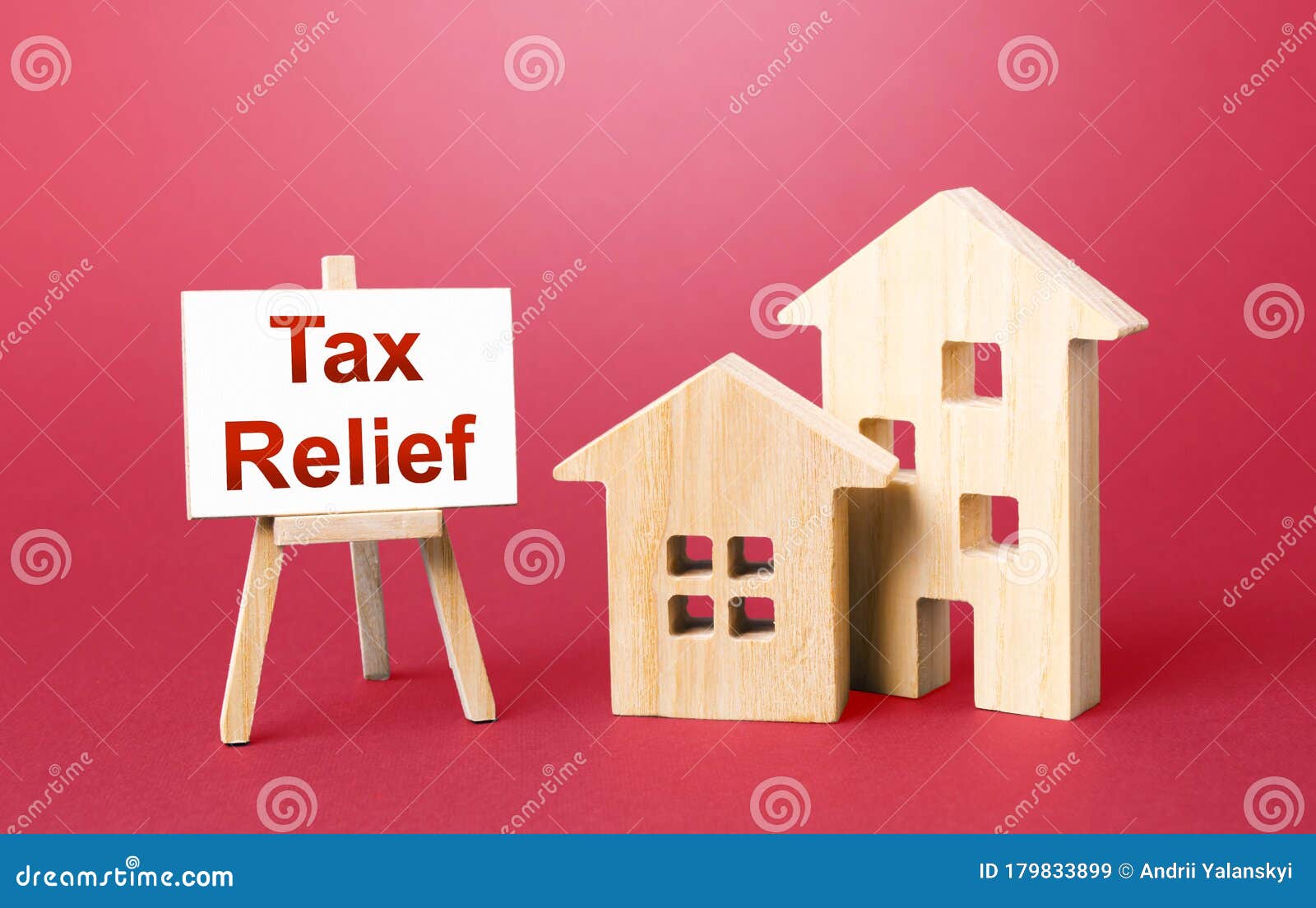 residential houses and tax relief easel. deferral payments of taxes and debts. financial flexibility. state support for a period