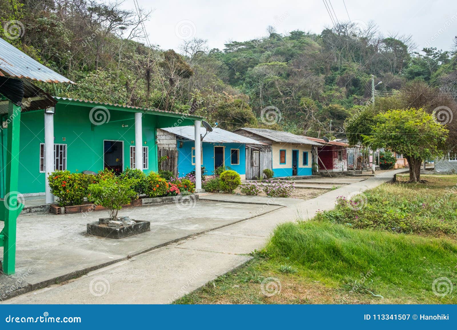 residential houses in village - la miel, panama