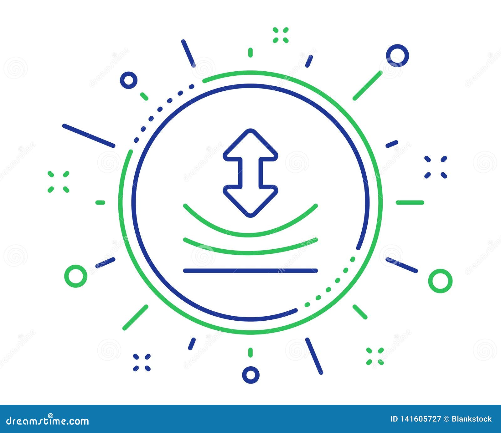 Resilience Line Icon. Elastic Material Sign. Vector Stock Vector