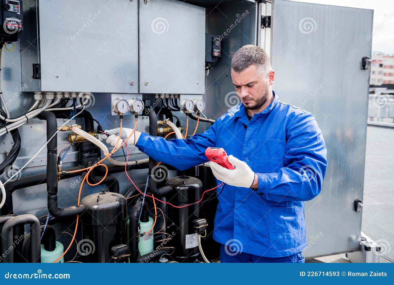 Resistance Test of Temperature Sensors in the Cooling Supply Section of