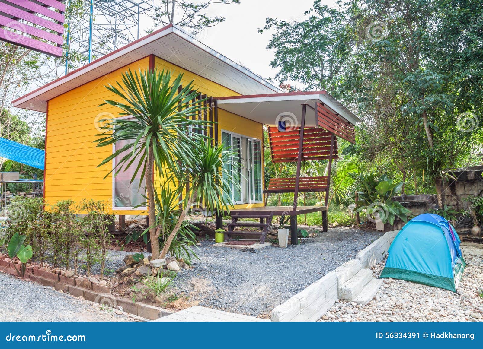 Resort Bungalow  In Thailand  Stock Image Image of decor 