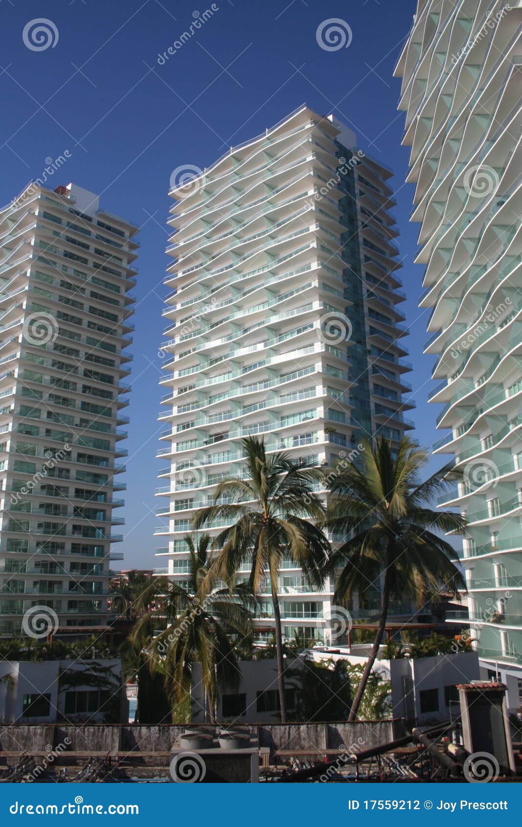 Resort Condos in Mexico stock photo. Image of higrise 17559212