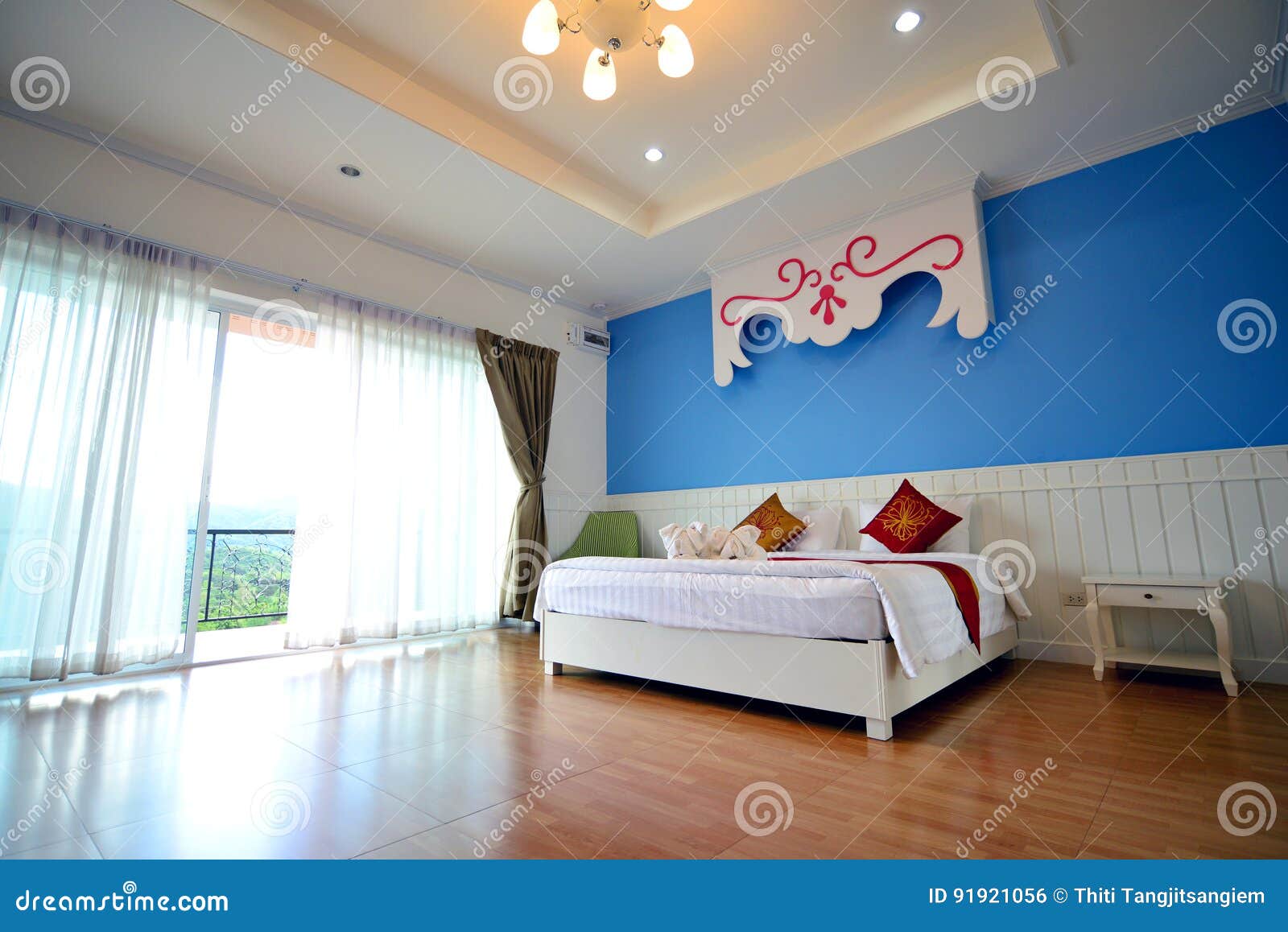 Resort Hotel Room with King Size Bed Stock Photo Image of carpet