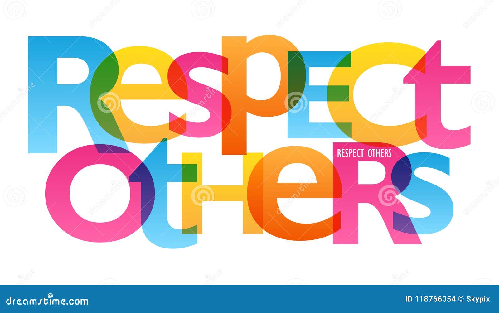 respect others typography poster