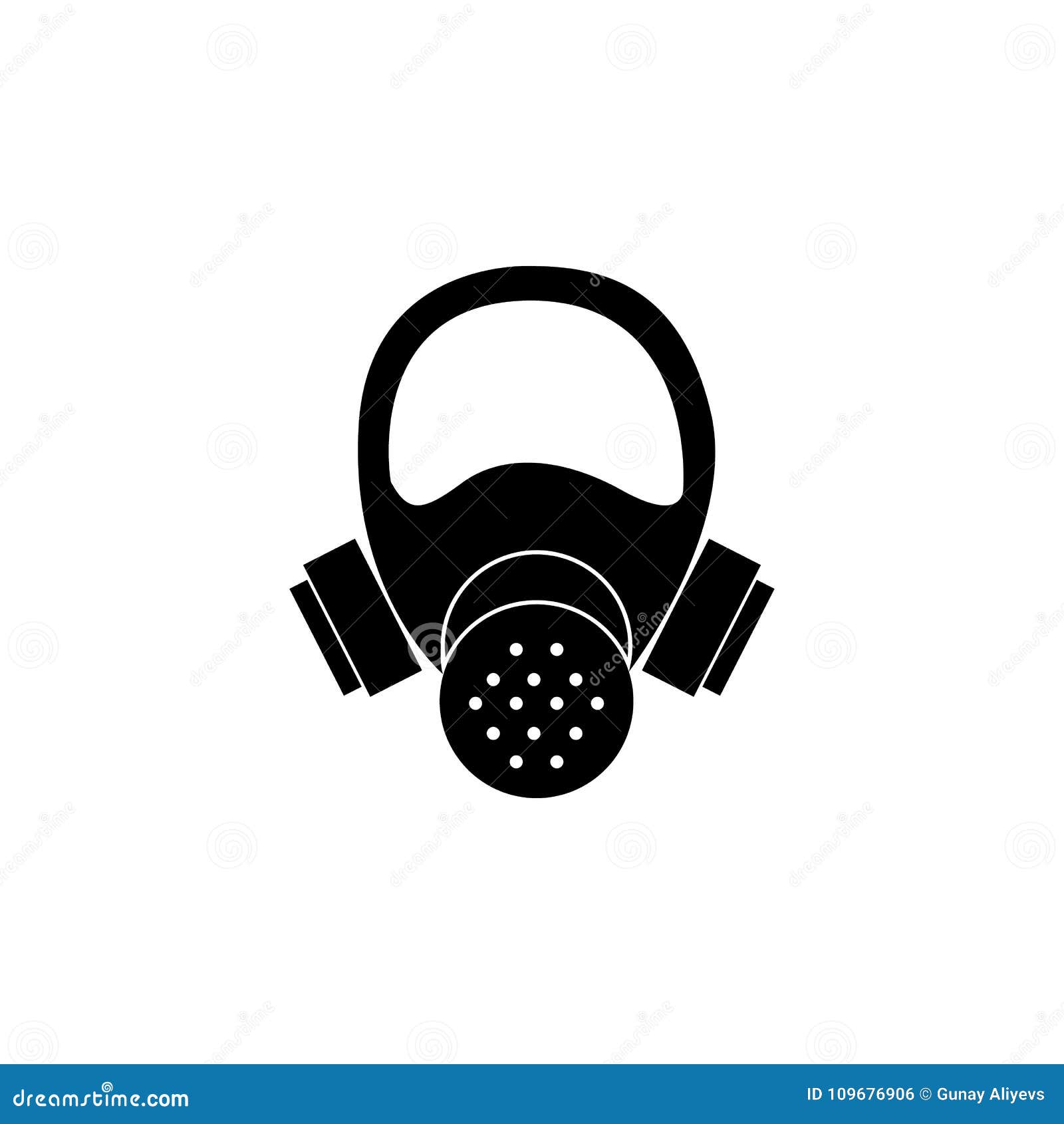 Respirator Icon stock illustration. Illustration of biohazard 109676906