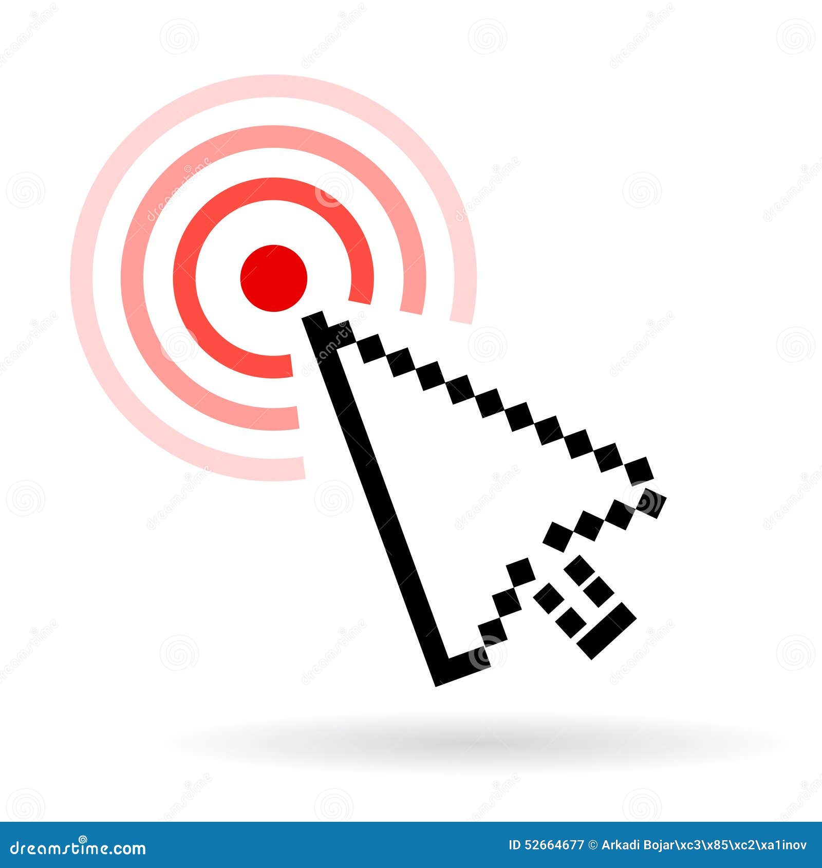 Response icon stock vector. Illustration of click, sensitive - 52664677