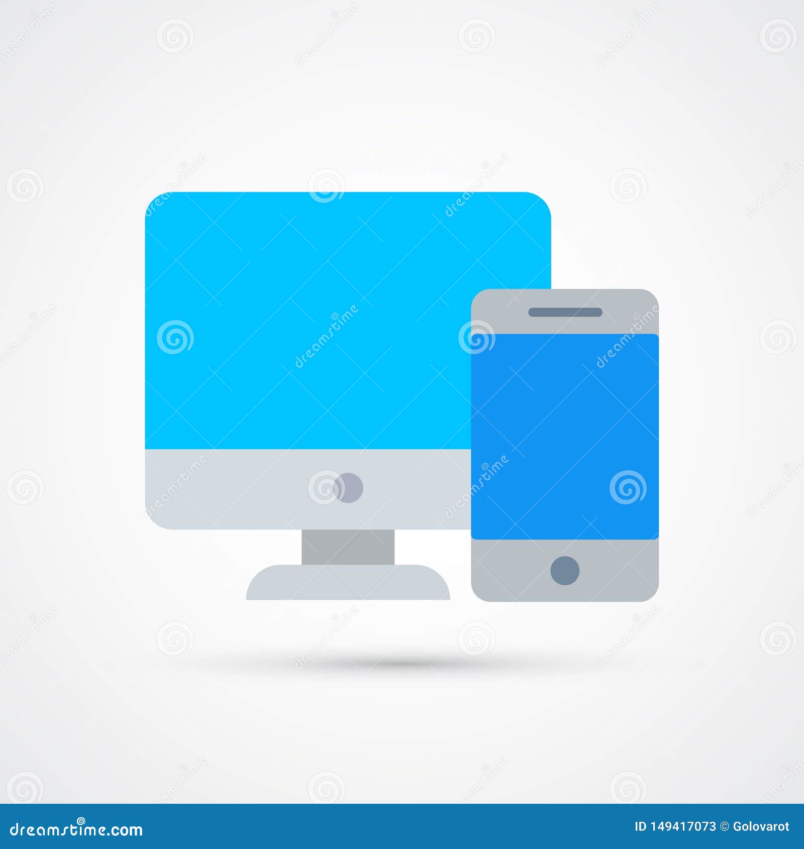 Download Responsive Design Trendy Symbol. Vector Trendy Colored ...