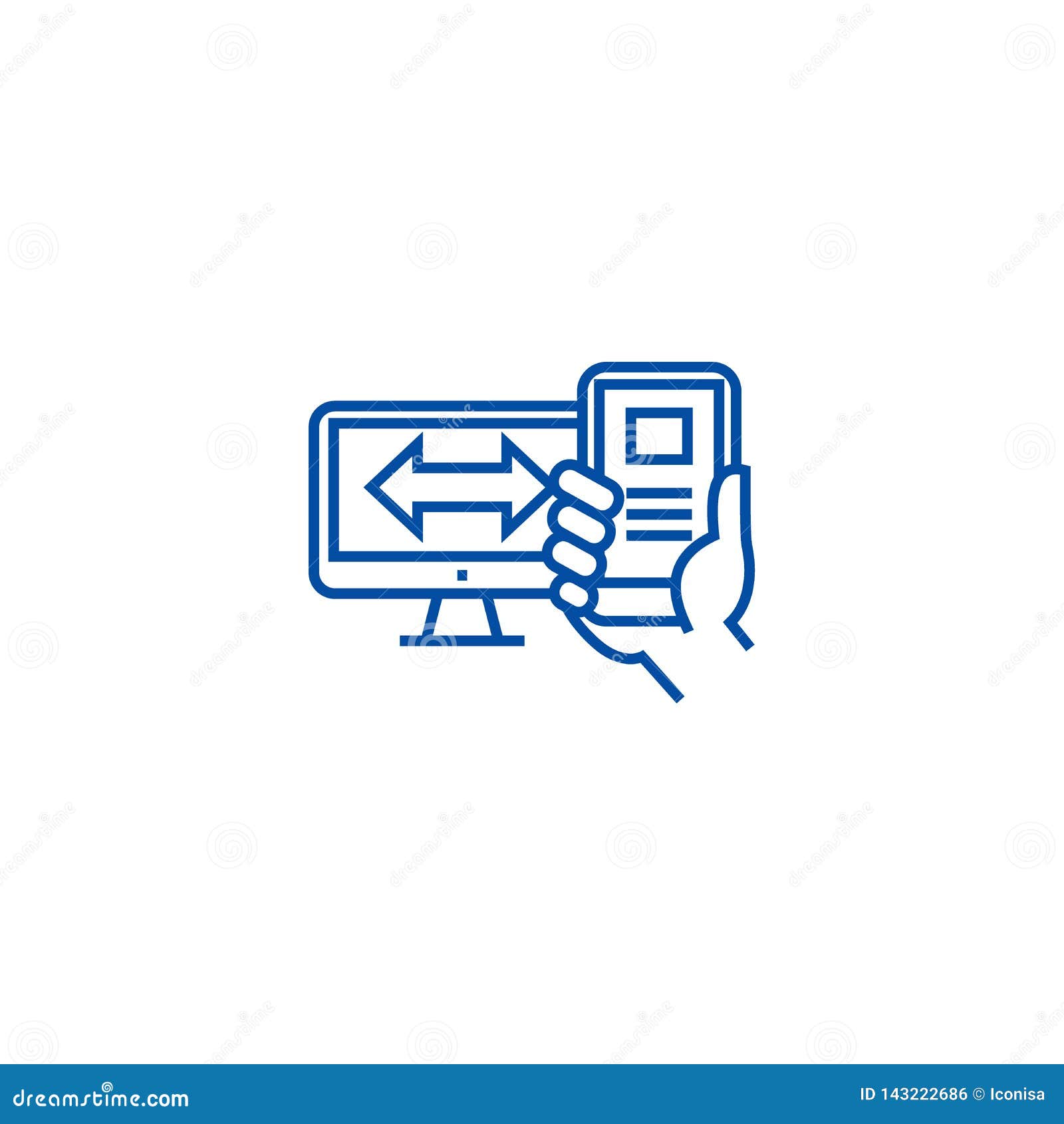 Download Responsive Design Line Icon Concept. Responsive Design Flat Vector Symbol, Sign, Outline ...
