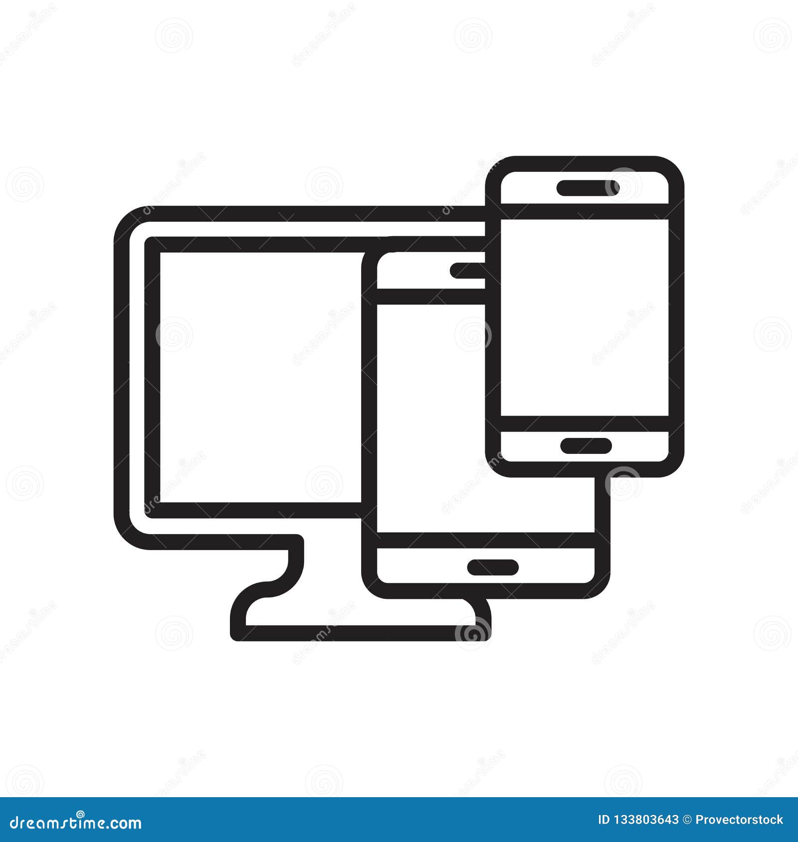 Download Responsive Icon Vector Sign And Symbol Isolated On White ...