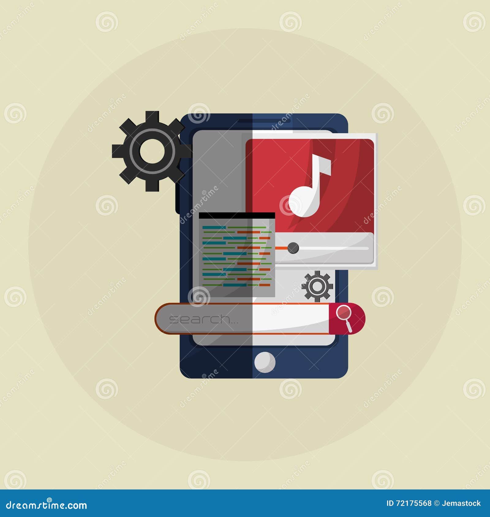 Download Responsive Web Design, Vector Illustration Stock Vector - Illustration of layout, scalable: 72175568
