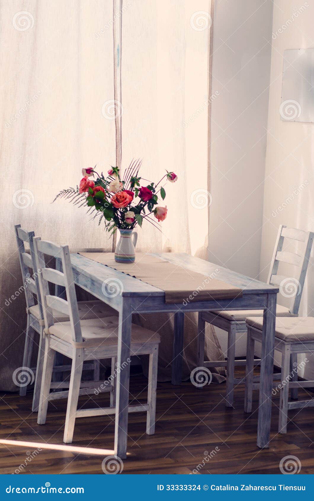 Restaurant corner stock photo. Image of flowers, restaurant 33333324