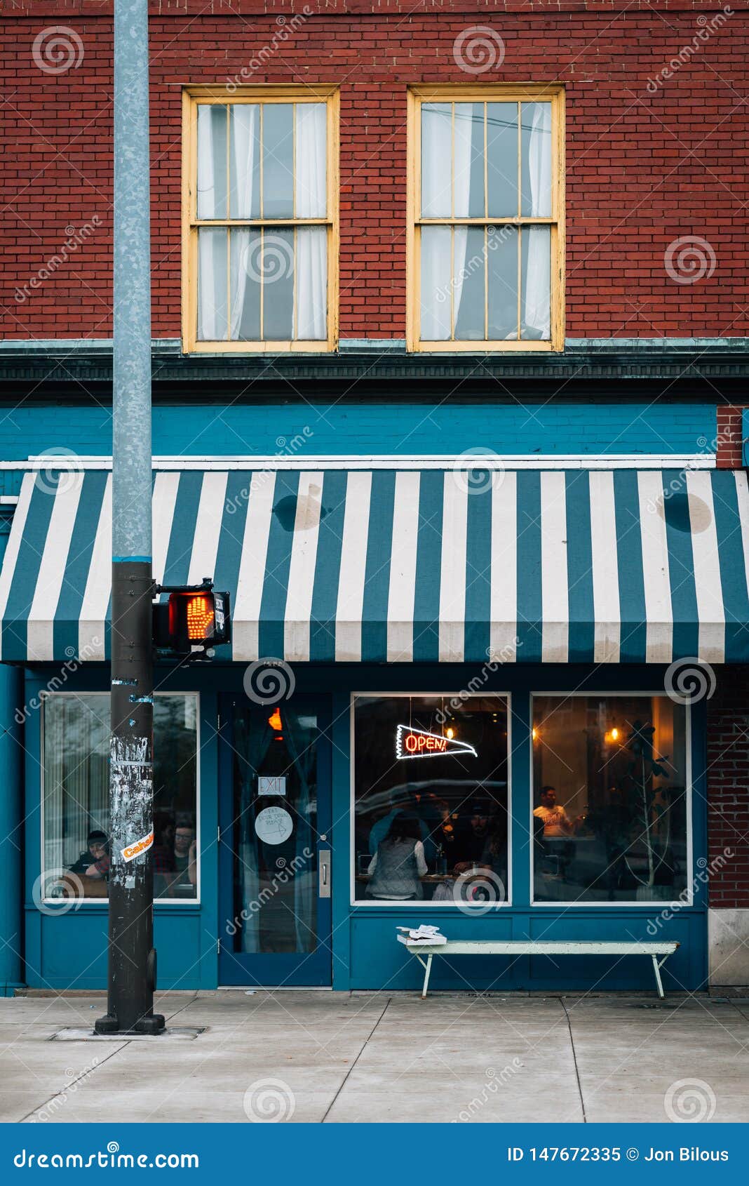 Restaurant in Eastern Market, Detroit, Michigan Editorial Image - Image ...